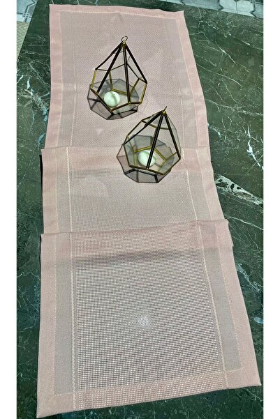 Lucien Home سجادة أرضية مطرزة بلون اللافندر