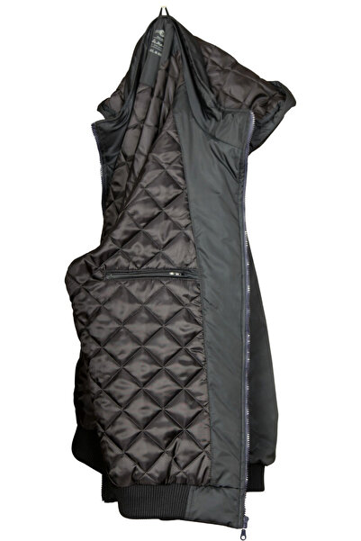 FaLa Jeans Erkek Lacivert Büyük Beden Kışlık Pilot Mont 96076