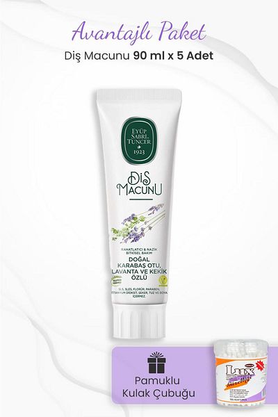 Eyüp Sabri Tuncer Buy 5 Pay 4 Lavender and Thyme Toothpaste with Gift