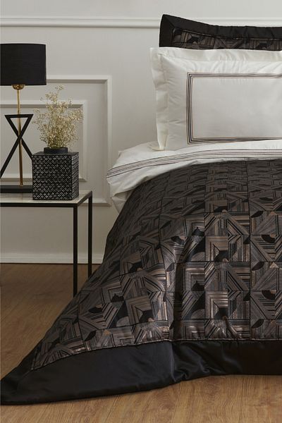 Karaca Home Asteria Black 8 Piece Dowry Set