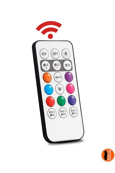 ERKUGO Rf Wireless Remote, Flashing LED Spare Remote