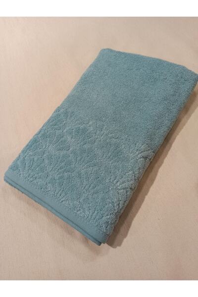 ŞENER HOME Великий рушник для ванної кімнати 90x150 см. - М'ятний
