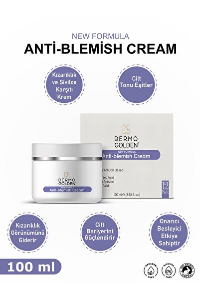 DG DERMO GOLDEN Kızarıklık Karşıtı Leke Kremi Sivilce Ve Akne Karşıtı Cilt Ba...