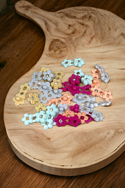 AYMETA Kadın 12’li Renkli Saç Süsü Toka