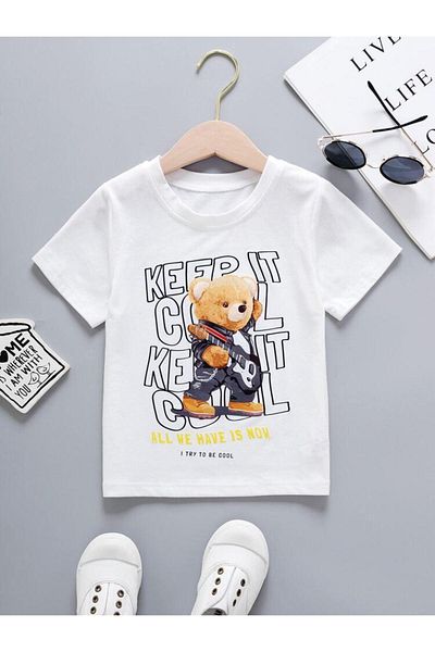 BENROMA 1 tricou este un cadou pentru achiziții de 6 și mai sus în coș - Tricou pentru copii cu imprimeu Kkep It