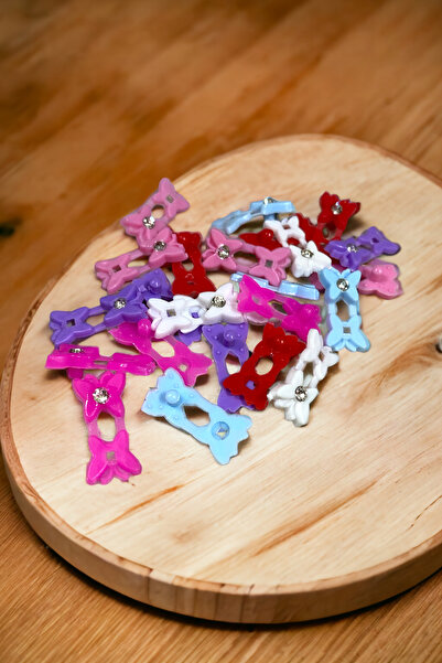 AYMETA Kadın 12’li Renkli Saç Süsü Toka