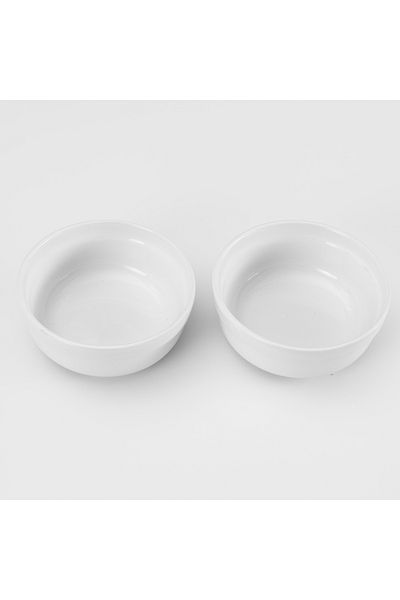 Pet Magic PetMagic Ceramic Bowl Pet Cat and Mini Breed Dog Food Bowl Double