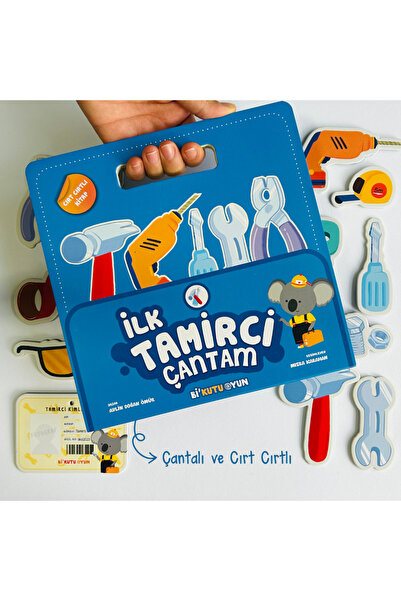 Bi Kutu Oyun İlk Tamirci Çantam (Cırt Cırtlı Kitap)