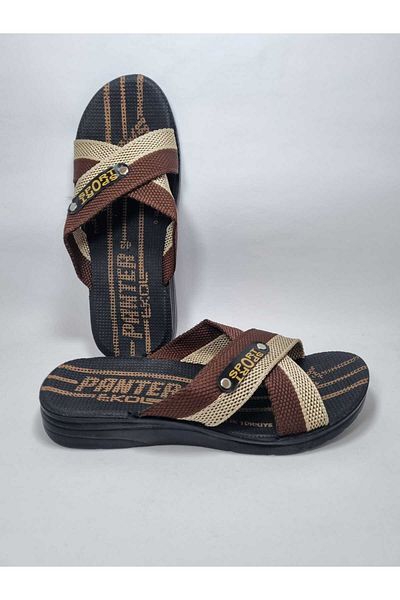 abinstore Straw Men's Slippers Beach, Out, Casual Washable Slippers