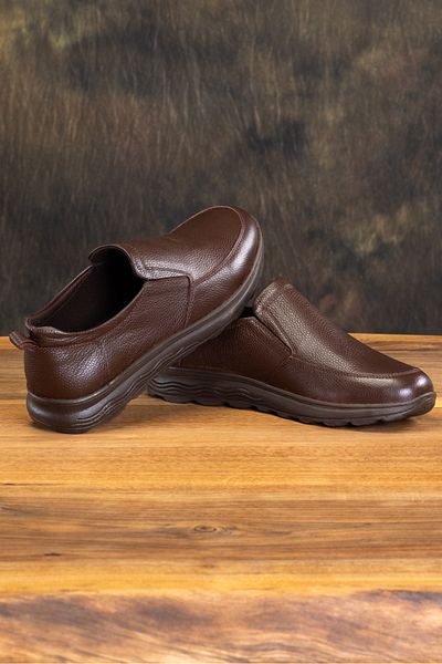 SELİN SOYLU Orthopedic Genuine Leather Men's Shoes, Daily Shoes, Casual Shoes