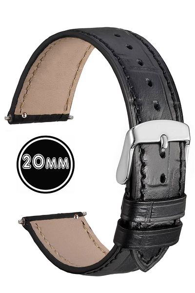 Trendburada 20mm Welder-wesse-fossil-armani-seiko-omega-casio Watch Compatible Leather Cord Strap