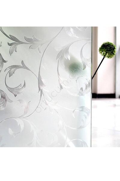 Örtücüm 45cm X 1 Metre Ev Ofis Duşakabin Için Statik Cam Filmi Buzlu Pencere ...