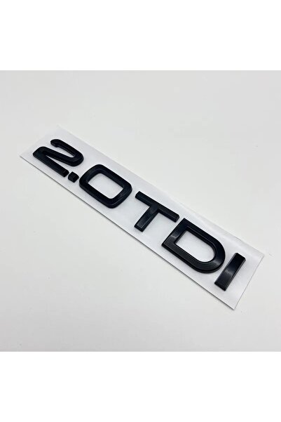 idealaksesuar 2.0 TDI Luggage Sign Badge Logo أسود اللون حروف الأمتعة علامة ا...