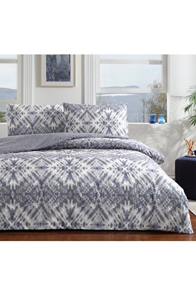 Taç Mavis Lacivert Tek Kişilik Ranforce Nevresim Takımı