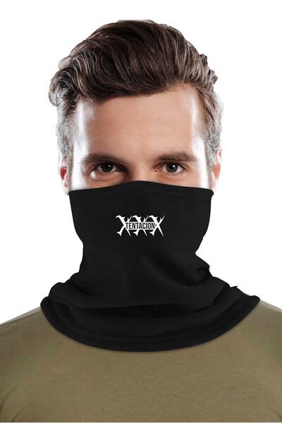 herotasarım XXXTentacion Polar Boyakl Collar Beanie - bll4952