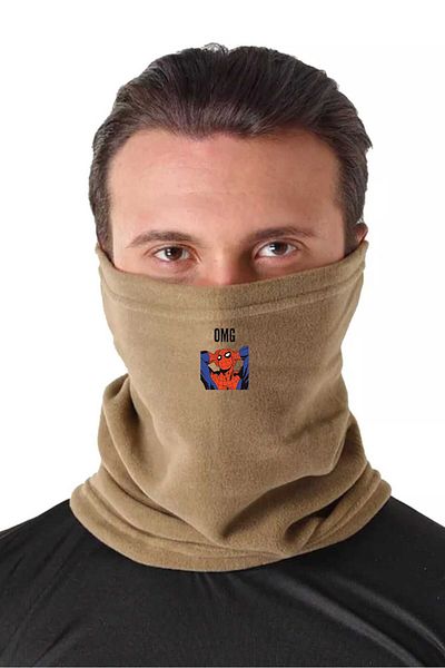 herotasarım OMG Fleece Neck Collar Beanie - Bll4539