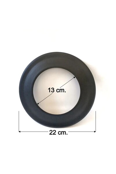 VAV Mühendislik Mat Siyah Emaye Soba Borusu Ayna 1.kalite