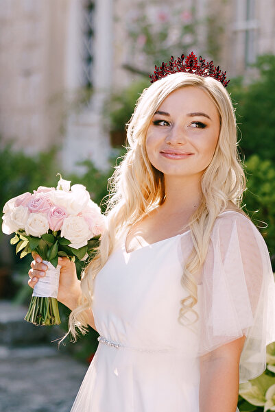 Hayalperest boncuk Κρυστάλλινη Κορώνα Βασίλισσας από Κρυστάλλινες Πέτρες Νυφι...