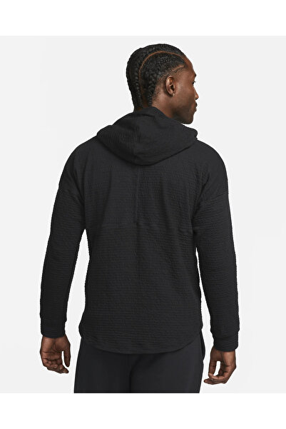 Nike sportswear yoga dri fit erkek spor sweatshirt dv9875