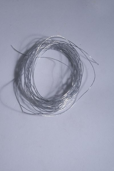 Eskişehir hobi sanat Silvery Christmas Tree Ornament Thread Decorative Thread Label Thread Thin 0.45 Mm 5 Meters