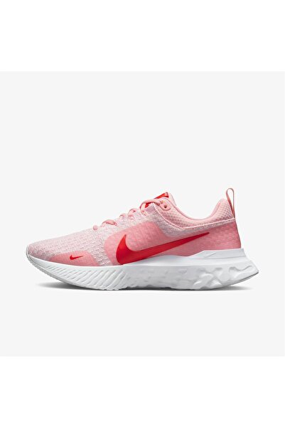 Nike React Infinity Run Flyknit 3 Kadın Pembe Spor Ayakkabı Koşu Antreman DZ3016-600