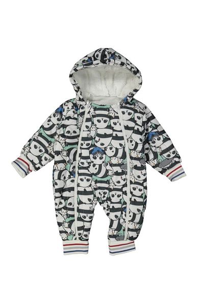 Soft and Baby Panda cosmonaut jumpsuit