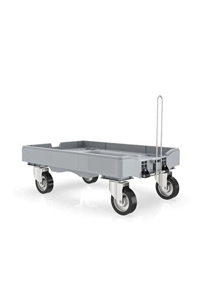 Rafiste Plastik Kasa Taşıma Arabası