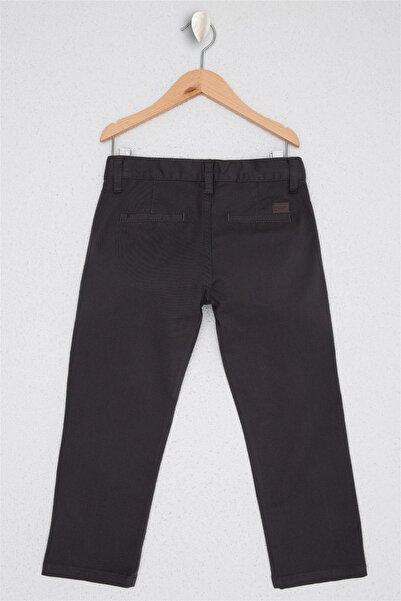 U.S. Polo Assn. Erkek Çocuk Antrasit Kanvas Pantolon