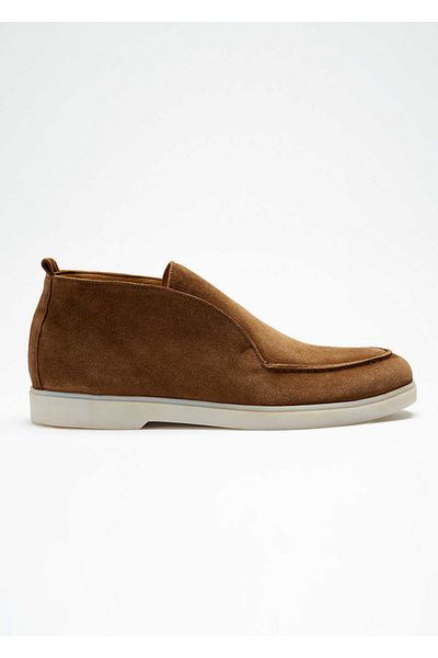 Boris Becker Camel Color Suede Boots