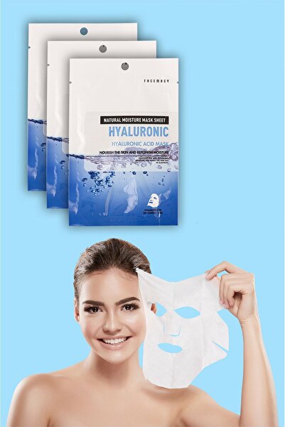 xolo 3 Adet Yüksek Moleküler Hyaluronic Acid Mask Nem Bombası Asit Hint Yağı ...