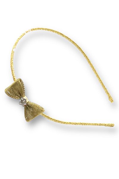 ZELİCE TASARIM SHINY SILVERY GOLD WIRE CROWN PST01