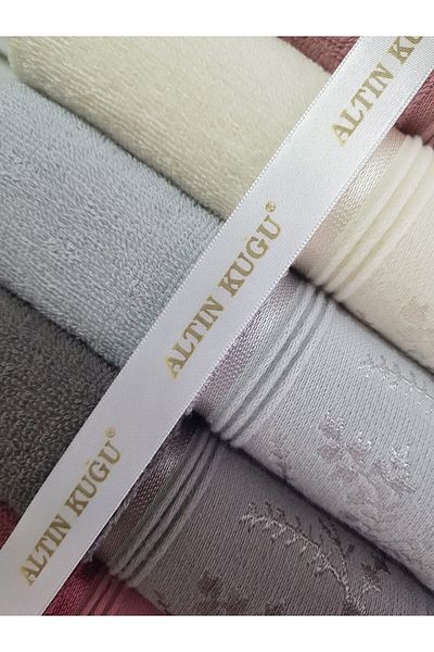 Özdilek Ditsy Towel 5 Pieces - Anthracite Plum Pink Cream Gray