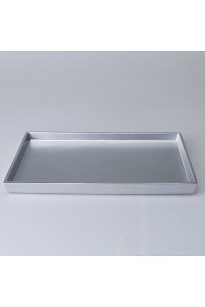Selim Silver Rectangular Large Tray