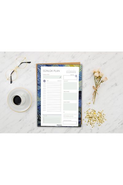 heybem مخططات فنسنت فان جوخ اليومية -A5