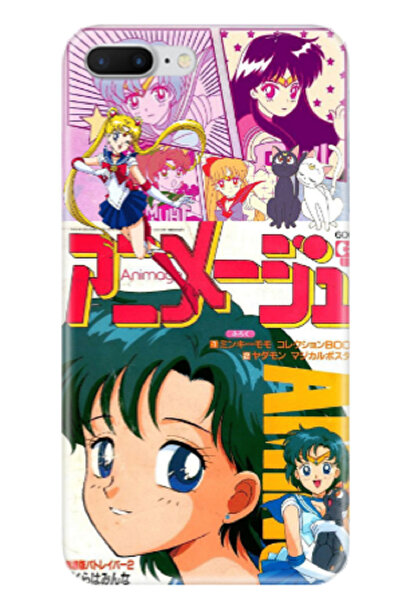 Newon حافظة هاتف آيفون 8 بلس/7 بلس بحار القمر القمر المحارب مطبوعة