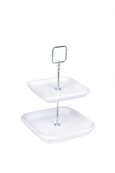 nilşah White Layered Cookie Holder