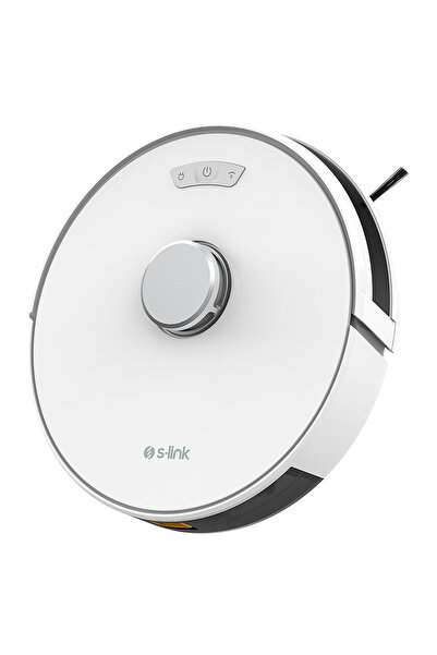 S-LINK C45 Max 2700pa Vakumlu 3000mah Yüksek Emişli Beyaz Akıllı Robot Süpürge