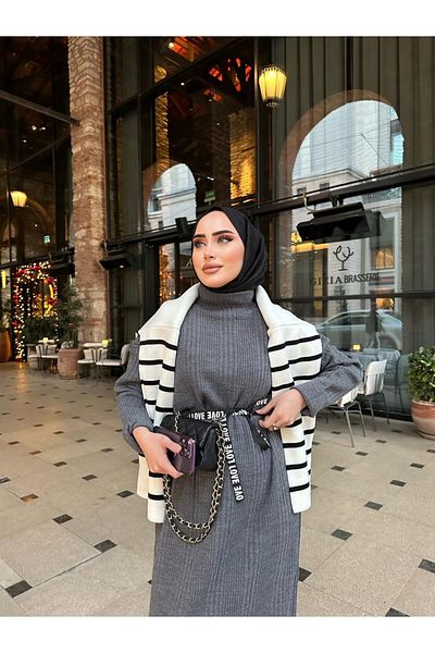 Rimel Moda Jessica Dress Anthracite