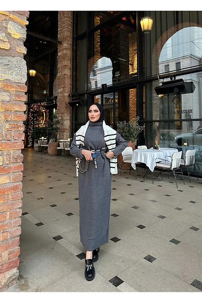 Rimel Moda Jessica Dress Anthracite
