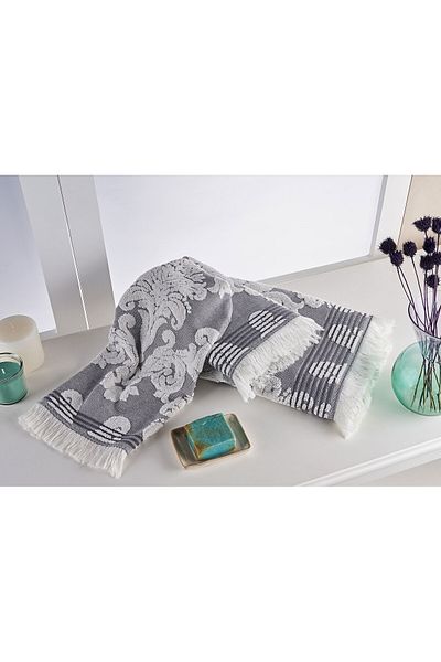 Marie Claire Jacquard Albert Anthracite Set of 3 - Indentern