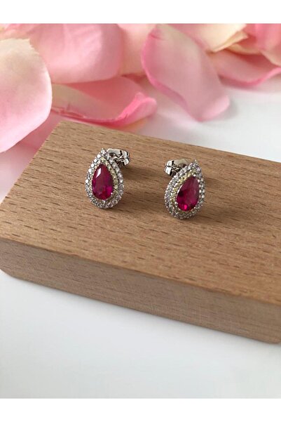 XUPING JEWELRY Kırmızı Elmas set