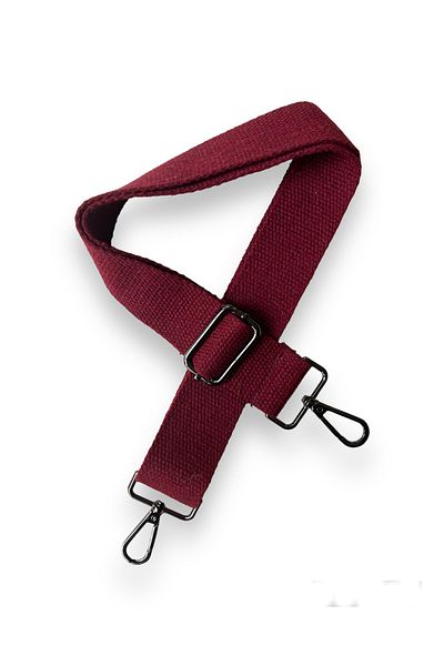 alfa tasarım atölyesi Cotton Bag Strap, Quality Black Color Accessory (120 cm)