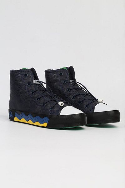 Benetton ®| BN-31145 - 3394 Navy Blue-Children's Sneakers