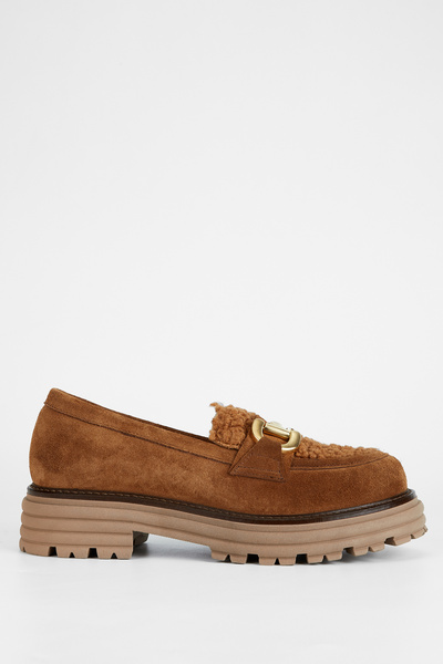 Tamer Tanca Γυναικεία Loafer Shoes από γνήσιο δέρμα 33 75005 Bn Ayk Sk23/24
