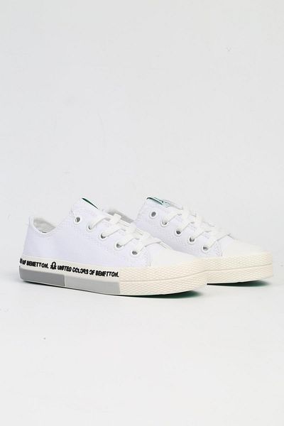 Benetton ® |   BN-70019 - Alb Verde-Pantofi sport pentru copii