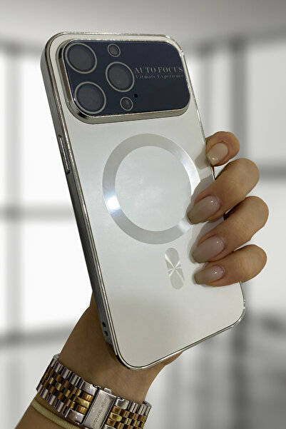 Deilmi IPhone 15 Pro Max Uyumlu Magsafe Kablosuz Şarj Destekli Lens Camlı Gua...