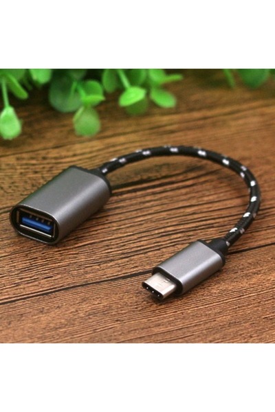 CEPCASE Usb Type-C Otg Çevirici Adaptör Kablolu Metal Macbook Samsung Huawei Xiaomi Dönüştürücü