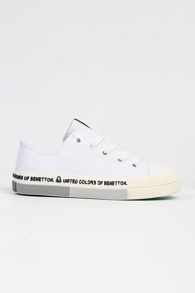 Benetton ® |   BN-70019 - Alb Verde-Pantofi sport pentru copii