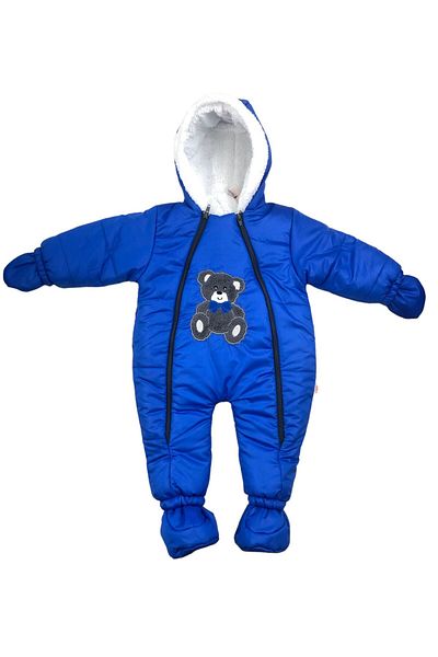 Pukka Bow Tie Bear Embroidery Slippers with Feet and Gloves Welsoft Cosmonaut