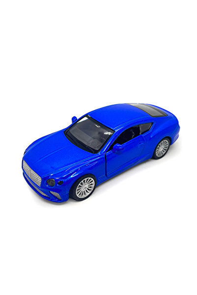 Gokidy Diecast Metal Çek Bırak Araba - Parlement Mavisi